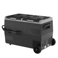 ICECO MCD95K 95L 耐用车载冰箱 12V 24V 电动冰柜 双区 APP 控制 50/65/75/85L 便携式车载冰箱