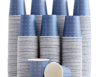 定制印刷外卖10盎司12盎司16盎司20盎司一次性神秘盲盒波霸珍珠奶茶纸杯带盖