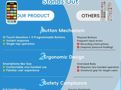 AAC设备语音按钮言语治疗工具非语言儿童可切换男/女声音替代沟通扬声器直流