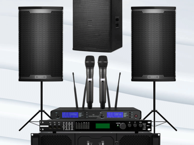 家庭影院专业舞台表演全套卡拉ok扬声器8英寸10英寸12英寸透明酒吧卡拉ok音响套装