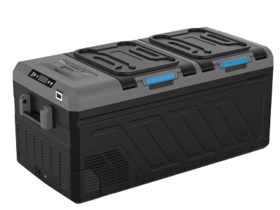 12V 100-240V压缩机汽车冰箱冰柜带轮子和手推车冷却器箱适用于汽车野营旅行汽车冰柜