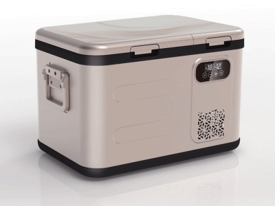 汽车迷你冰箱12 220 V野营车双区49L汽车冰箱冰箱便携式冷藏箱