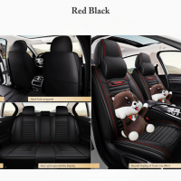环保无味防污四季通用全包式皮革汽车座套和坐垫套装