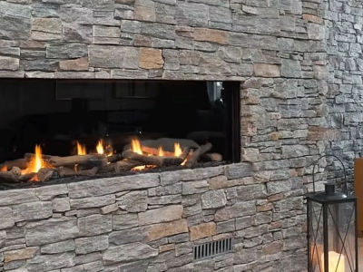 现代绿色石英天然分体式瓷砖设计耐用石灰石石板别墅酒店外墙覆层