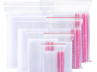 批发可定制尺寸可重复使用的拉链锁袋透明聚乙烯非织造包装可定制塑料制成