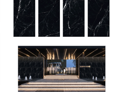 现代商用户外地板砖景观设计防水防滑耐火砖外墙瓷砖