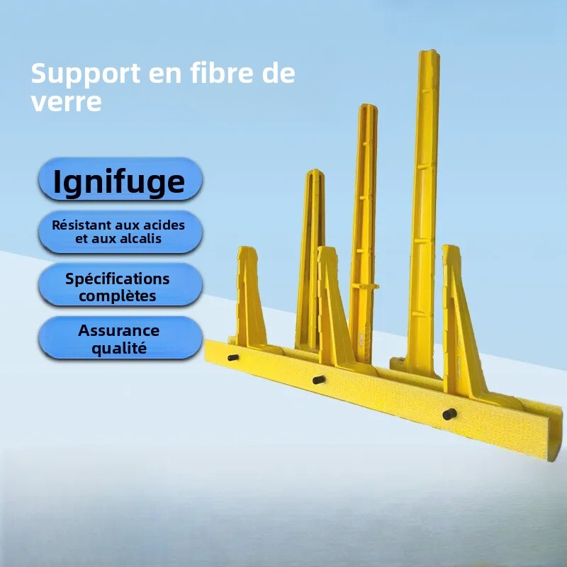 Support de câbles modulaire encastré en FRP – Spécial tranchées de câbles