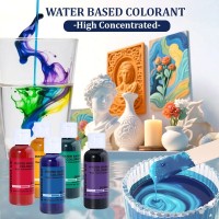 TIMESRUI 30 สี 55 มล. / 1.86 ออนซ์เม็ดสีที่ใช้น้ำเข้มข้นสูงสำหรับปูนซีเมนต์และย้อมยิปซั่ม