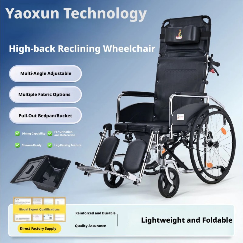 Multifunctional Full & Half Reclining Wheelchair – Multiple Models & Customizable